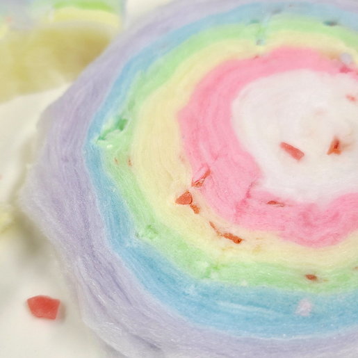 Korean Rainbow Cotton Candy with Popping Candy 13g (6747516960954)