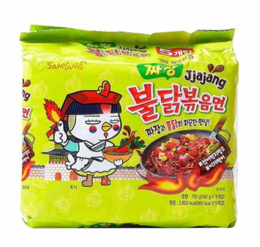 Samyang Buldak Hot Chicken Flavor Ramen JJajang 140g x 5pieces (6657936916666)