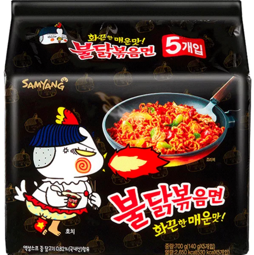 Samyang Buldak Hot Chicken Flavor Ramen Original 140g x 5pieces (6657925710010)