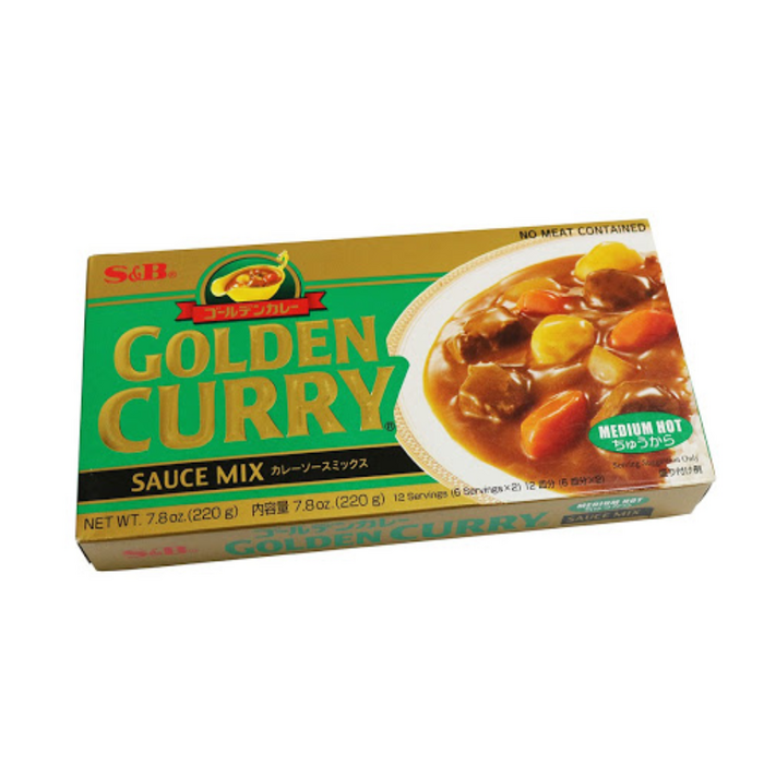 Golden Curry Medium 220g (6663931560122)