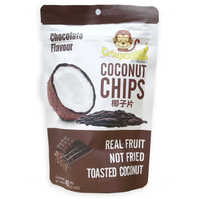 Crispconut Coconut Chips Chocolate Flavor 40g (6665836888250)