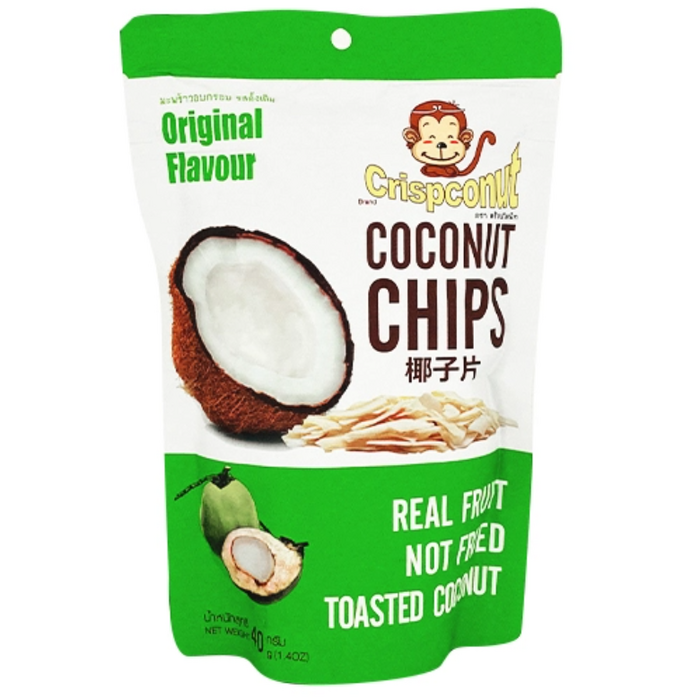 Crispconut Coconut Chips Original Flavor 40g (6665833414842)